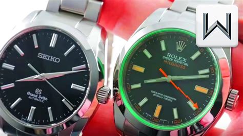 rolex milgauss vs seiko|Rolex Milgauss black diamond.